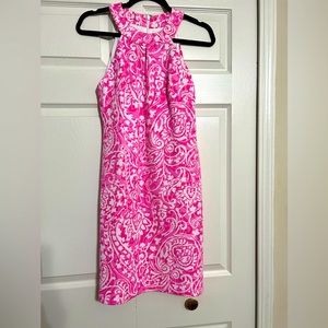 Vince Camuto pink paisley dress